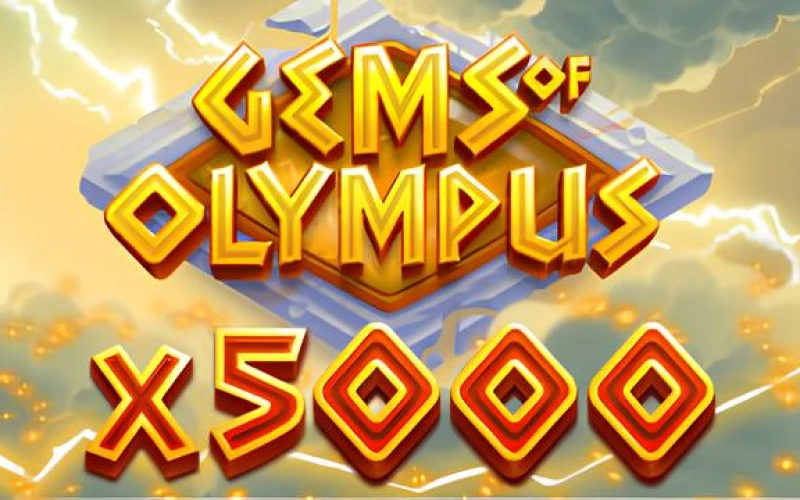Try Gems Of Olympus slot game at Melbet.