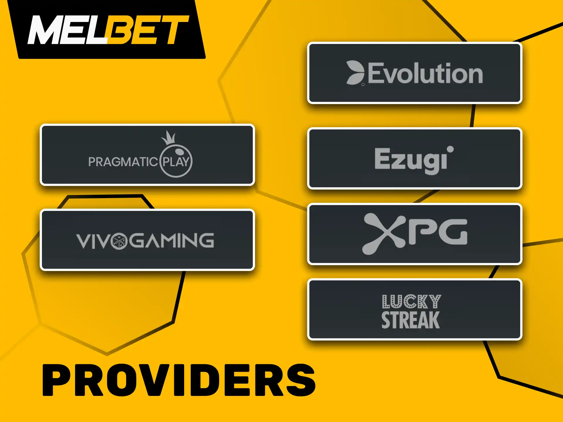 Melbet offers live games from top providers like Evolution Gaming, Ezugi, and Pragmatic Play Live.